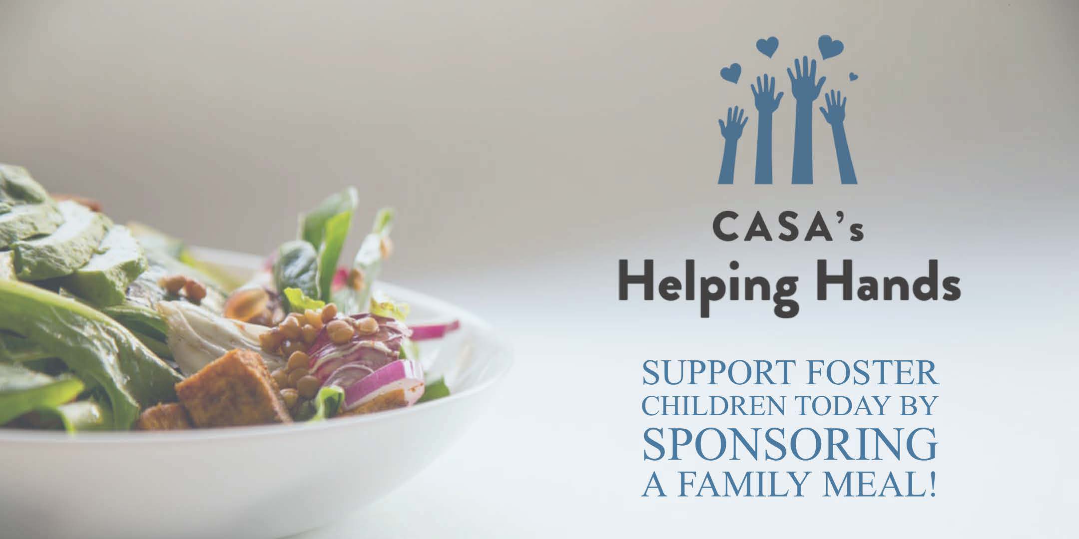 Support foster children today by sponsoring a meal!
